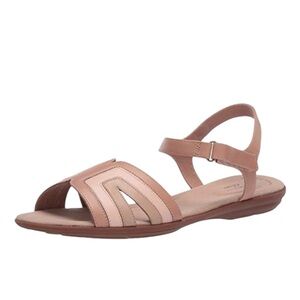 Clark's Collection Sandals Womens Ada Mist Slip-On OrthoLite Comfort Size 8